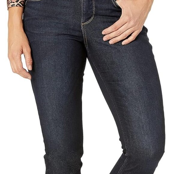 Democracy Ab Solutions Itty Bitty Boot Indigo Denim Jeans - Picture 3 of 7